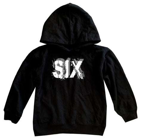 SIX Hoodie, Black (Toddler, Youth, Adult)
