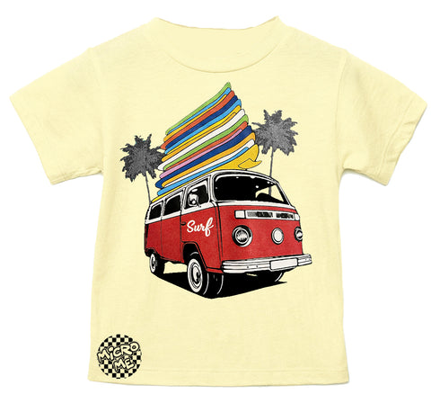 Surf Bus Tee, Butter (Infant, Toddler, Youth, Adult)