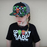 Spooky BABE Skull Tee, Black   (Infant, Toddler, Youth, Adult)