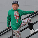 Bolt Long Sleeve Shirt, Green (Infant, Toddler, Youth, Adult)