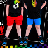 MTO-Easton Shorts, Neon Rainbow