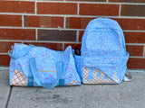 *PREORDER* Ice Cream Drip Duffel Bag, Lt. Blue
