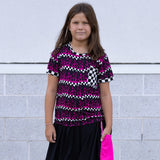 (BAMBOO) Pink Flames PARKER Pocket T (Toddler, Youth)