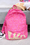 *PREORDER* Ice Cream Drip Backpack, Full Size, PINK
