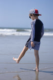 Bright Green Checker ETHAN SWIM Shorts (Toddler-Youth)