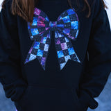 Space Bow Hoodie, (Baby, Kids, Adult)
