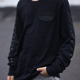 Blackout Patch LS Shirt w/Checker sleeves (Infant, Toddler, Youth)
