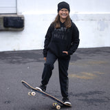 Skate Don't Hate Hoodie, Black (Toddler, Youth, Adult)