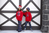 Holiday Vibes Hoodie, Red (Toddler, Youth, Adult)