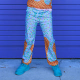 (MILK SILK) Ice Cream Drips HOODIES, Lt. Blue