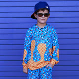 (MILK SILK) Ice Cream Drips HOODIES,RWB