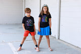 MTO- ARTIE Skater Skirt, Neon Ombre Checks (Mulitiple Options)