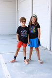 MTO- ARTIE Skater Skirt, Neon Ombre Checks (Mulitiple Options)