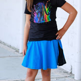 MTO- ARTIE Skater Skirt, Neon Ombre Checks (Mulitiple Options)