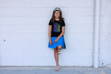 MTO- ARTIE Skater Skirt, Neon Ombre Checks (Mulitiple Options)