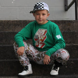 Bolt Long Sleeve Shirt, Green (Infant, Toddler, Youth, Adult)