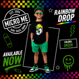 MTO-Easton Shorts, Neon Rainbow