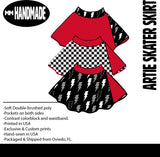 MTO- Artie Skater Skirt, BOLTS & CHECKS