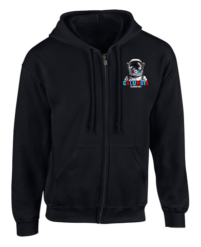 Columbia ASTRO FLORAL Zip Hoodie, Black