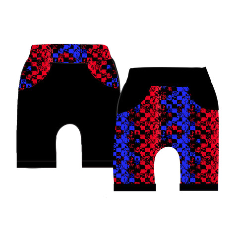 MTO-Asher Harem Short, RWB Checks