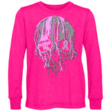 *Awareness Drip Skull Tee or LS, Hot Pink  (Infant, Toddler, Youth, Adult)
