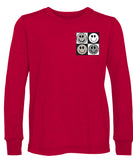Awesome Kid/Mom/Dad Era LS Shirt, Red (Infant, Toddler, Youth, Adult)