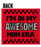 Awesome Kid/Mom/Dad Era Crew Sweatshirt, Red(Toddler, Youth, Adult)