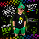 MTO-Easton Shorts, Neon Rainbow
