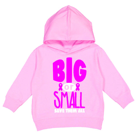 Big or Small Hoodie, Lt.Pink  (Toddler, Youth, Adult)