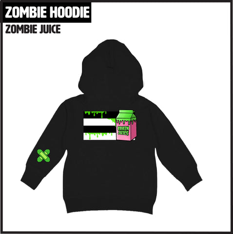 Zombie BRAINJUICE Hoodie, Black