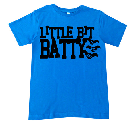Batty Tee,  Neon Blue (Infant, Toddler, Youth, Adult)