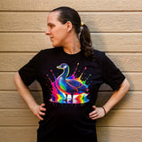 Neon Goose Tee, Black  (Baby, Kids, Adult)