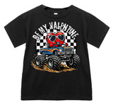 Be My Valentine MONSTER TRUCK Long Sleeve or Tees (w/ or w/out BRUH)
