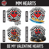 Be My Valentine MONSTER TRUCK Long Sleeve or Tees (w/ or w/out BRUH)