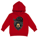 Bear Hoodie, Red (Toddler, Youth, Adult)