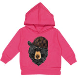 Bear Hoodie, Hot PInk (Toddler, Youth, Adult)