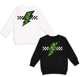 Bolt Checks Crew Fleece, (Multiple Options)