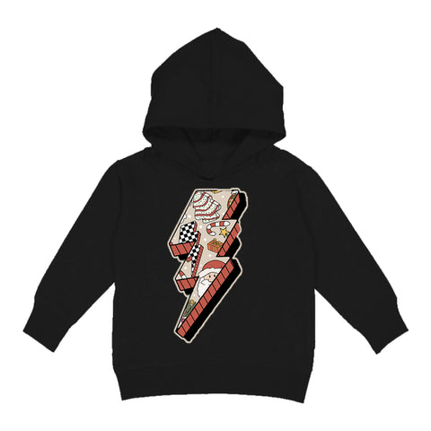 Bolt Hoodie, Black (Toddler, Youth, Adult)