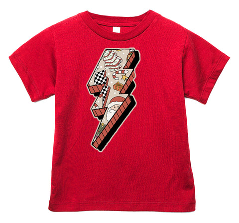 Bolt Tee, Red (Infant, Toddler, Youth, Adult)