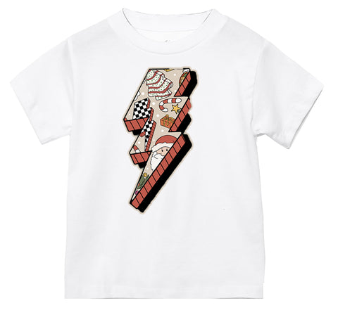 Bolt Tee, White (Infant, Toddler, Youth, Adult)