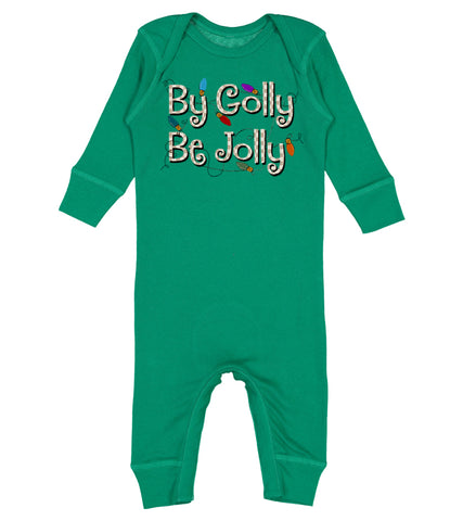 By Golly Be Jolly Romper, Green (Infant)