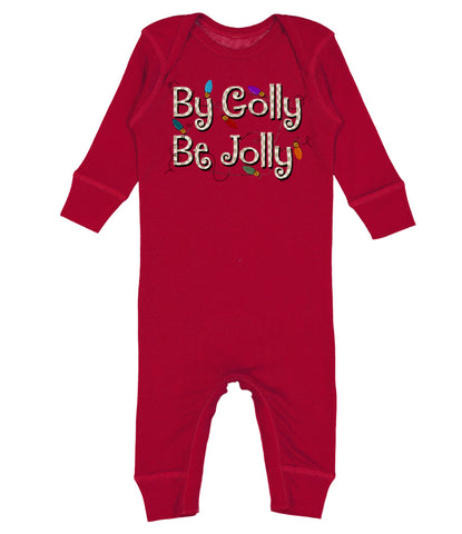 By Golly Be Jolly Romper, Red- (Infant)
