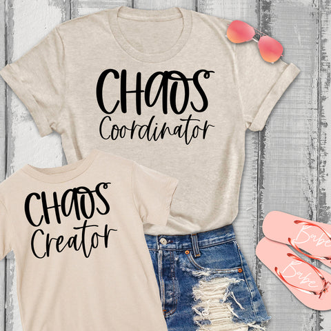 Chaos Creator/Coordinator Tee  (Toddler, Youth, Adult)
