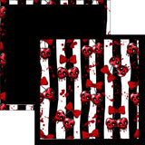 *PREORDER*  (Bamboo) Reversible Blanky, Cherry Stripe