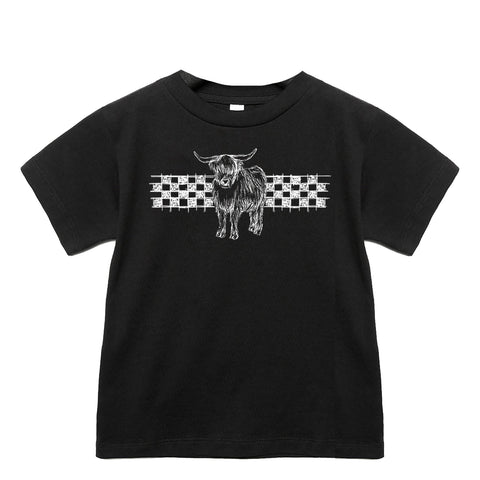 COW Checks Tee, Black (Infant, Toddler, Youth, Adult)