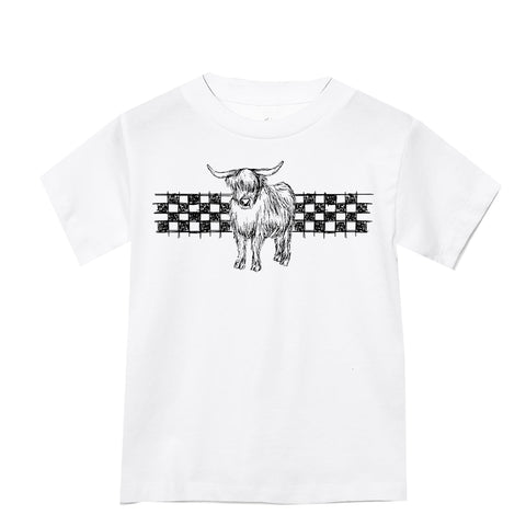COW Checks Tee, White (Infant, Toddler, Youth, Adult)