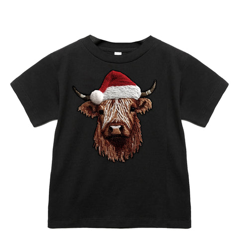 COW Santa Tee, Black   (Infant, Toddler, Youth, Adult)