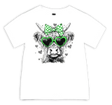 Lucky Cow Tee, (Multiple Color Options)