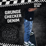 MTO-Relaxed Denim w/Distressed Checkerboard (Infant-Youth)