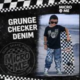 MTO-Relaxed Denim w/Distressed Checkerboard (Infant-Youth)
